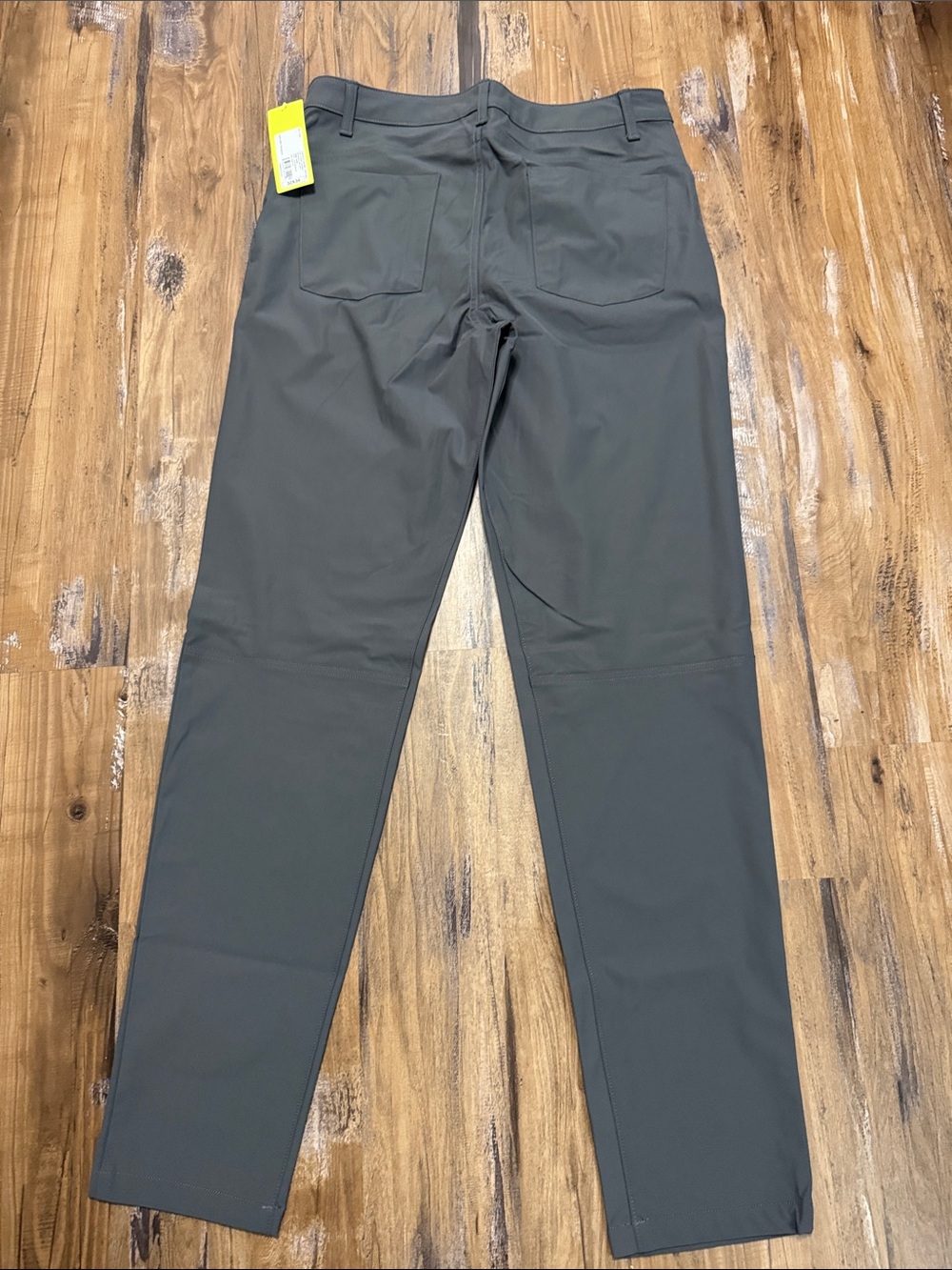 Men's Gray Casual Pants - Picture 2 of 2